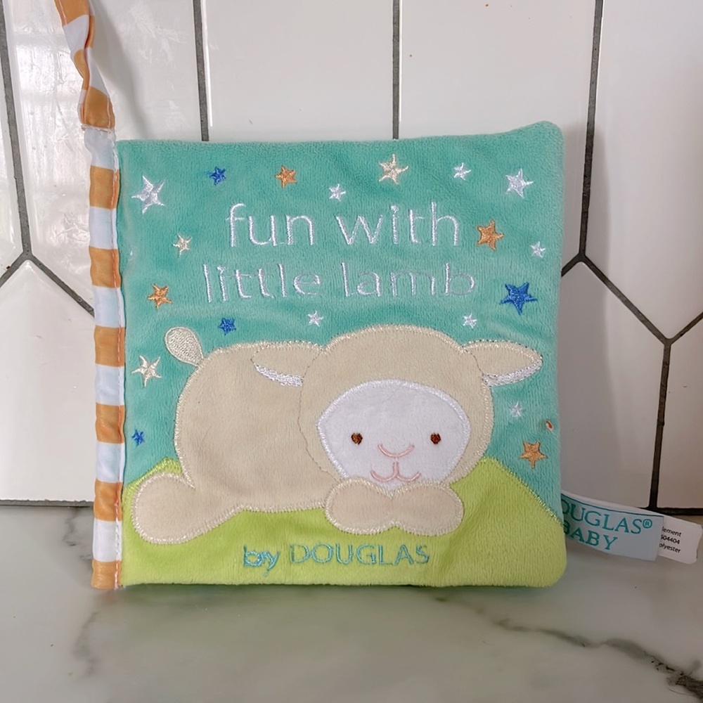 Douglas Baby “Fun with Little Lamb” Cloth Book